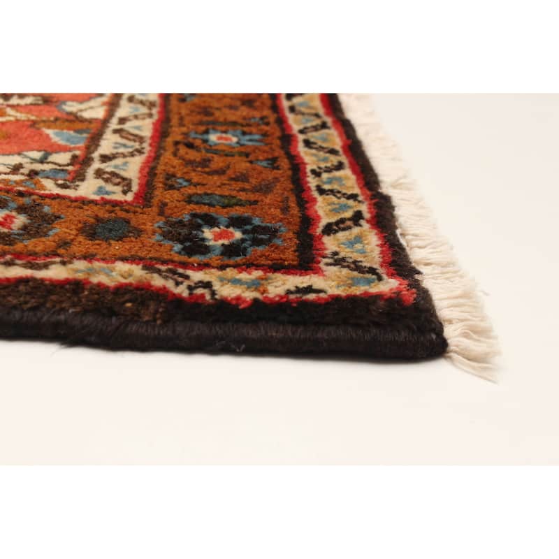 ECARPETGALLERY Hand-knotted Andelz Red Wool Rug - 3'1 x 9'8