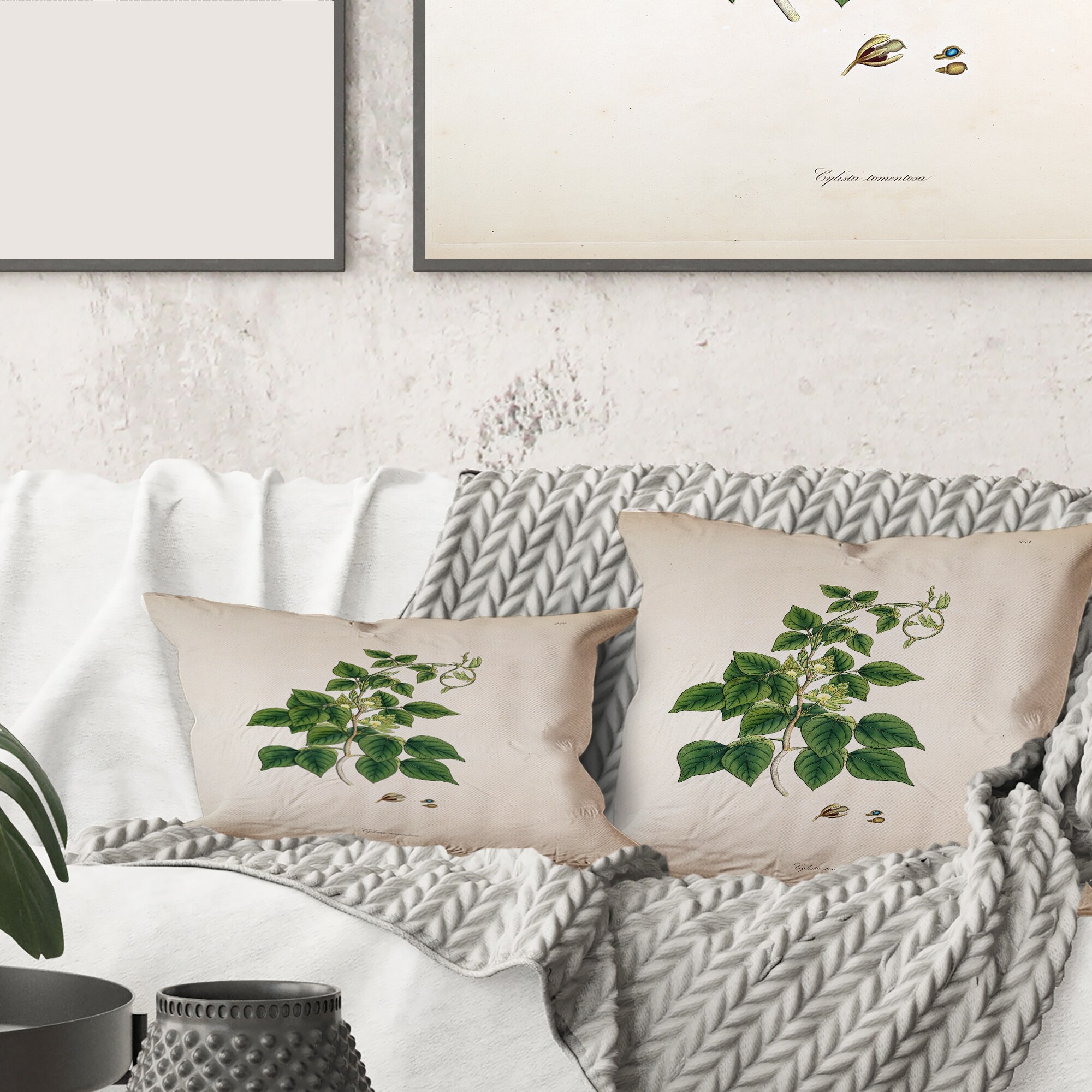Sage green store farmhouse pillows