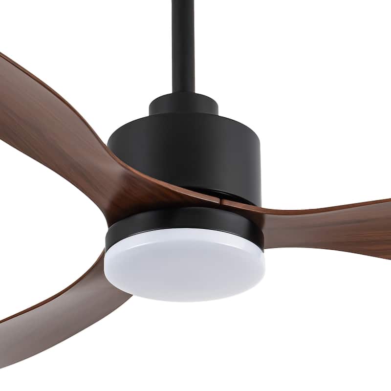 52 Inch LED Ceiling Fan with Lights and Remote-3-Blade