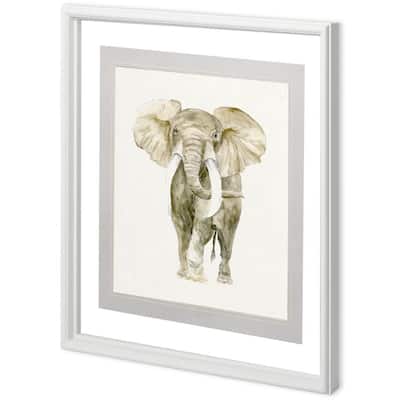Custom Baby Elephant I Framed Art Print