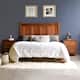 Grain Wood Furniture Shaker Solid Wood Panel Platform Bed