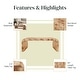 preview thumbnail 10 of 18, NPD Furniture Adriel Burl Wood Coffee Table