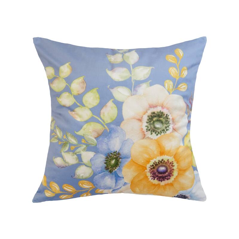Donna Sharp Spring Flowers 2PC Polyester Decorative Pillow Set