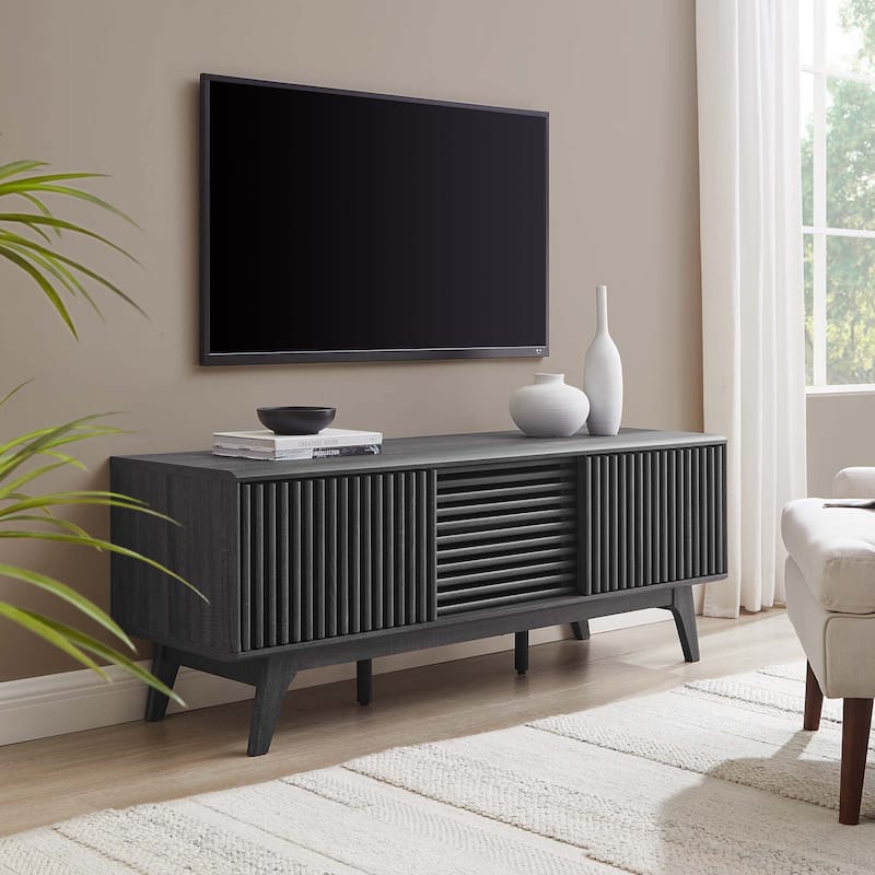 Iterate 59" TV Stand - Charcoal