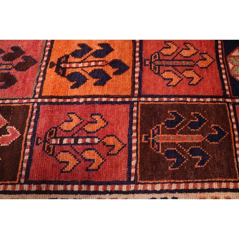 ECARPETGALLERY Hand-knotted Melis Vintage Red Wool Rug - 4'10 x 9'5