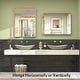 preview thumbnail 9 of 192, KIOTEE Modern Metal Frame Wall Mounted Bathroom Vanity Mirror with 5-year warranty