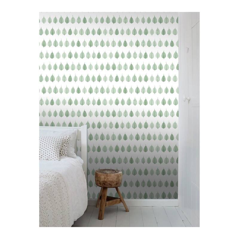 ESTA Home Greenhouse Green Leaves Wallpaper - 20.5 x 396 x 0.025