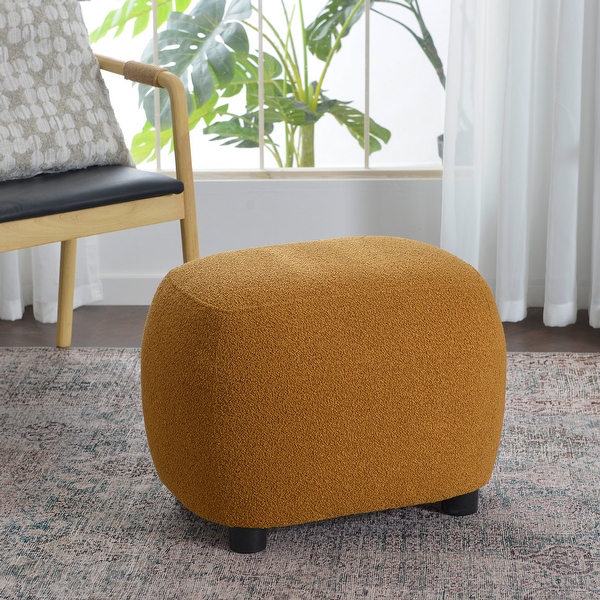 Small foot rest pouf sale