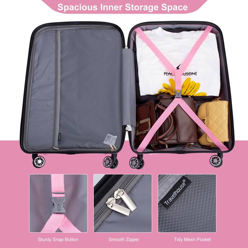 PP Luggage Sets Hardshell Suitcase Lightweight Durable Suitcase with