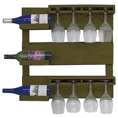 Farmhouse 3-Bottle Wine Bar