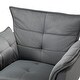 preview thumbnail 85 of 89, HULALA HOME 1ida Modern Velvet Tufted Accent Armchair with Gold Metal Legs