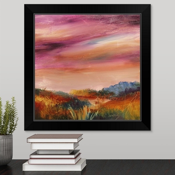 "Going Softly" Black Framed Print