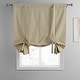 preview thumbnail 66 of 91, Exclusive Fabrics Solid Cotton Tie-Up Window Shade (1 Panel)