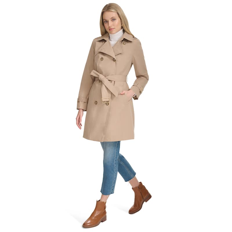 Cole Haan Women's Water Resistant Trench Coat