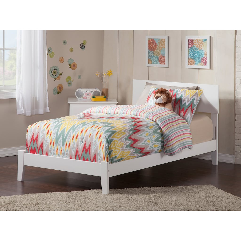 Orlando Twin XL Foundation Bed in White