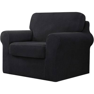 Stretch Checks Spandex Fabric Sofa Cover