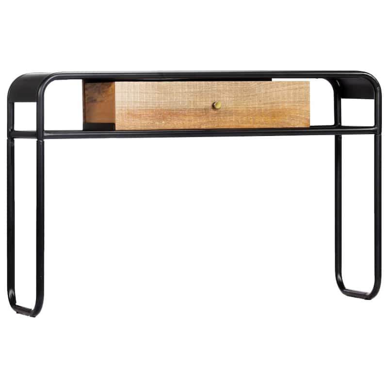 vidaXL Console Table 46.5"x11.8"x29.5" Solid Mango Wood - 46.5" x 11.8" x 29.5"