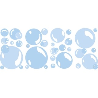 RoomMates Blue Bubbles Wall Decals