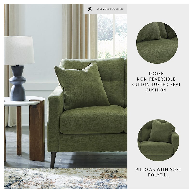 Signature Design by Ashley Bixler Loveseat - 57" W x 38" D x 37" H