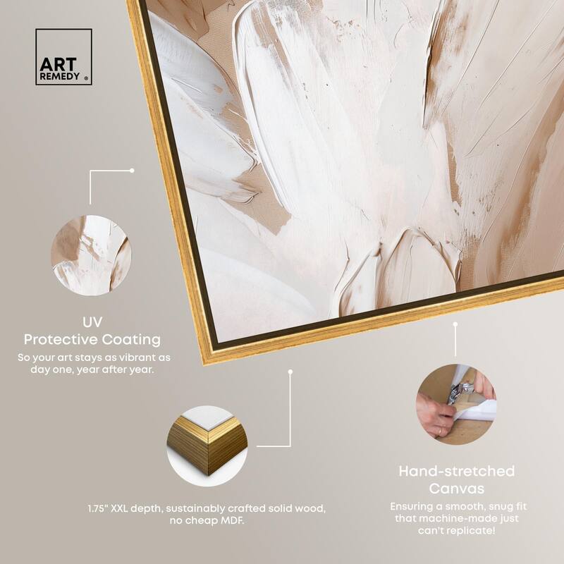 Fawn and Frost Canvas by Art Remedy