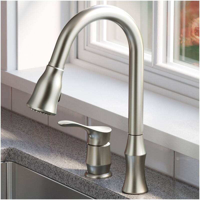 Karran USA KKF260 Hillwood 1.8 GPM Single Hole Pull Down Kitchen