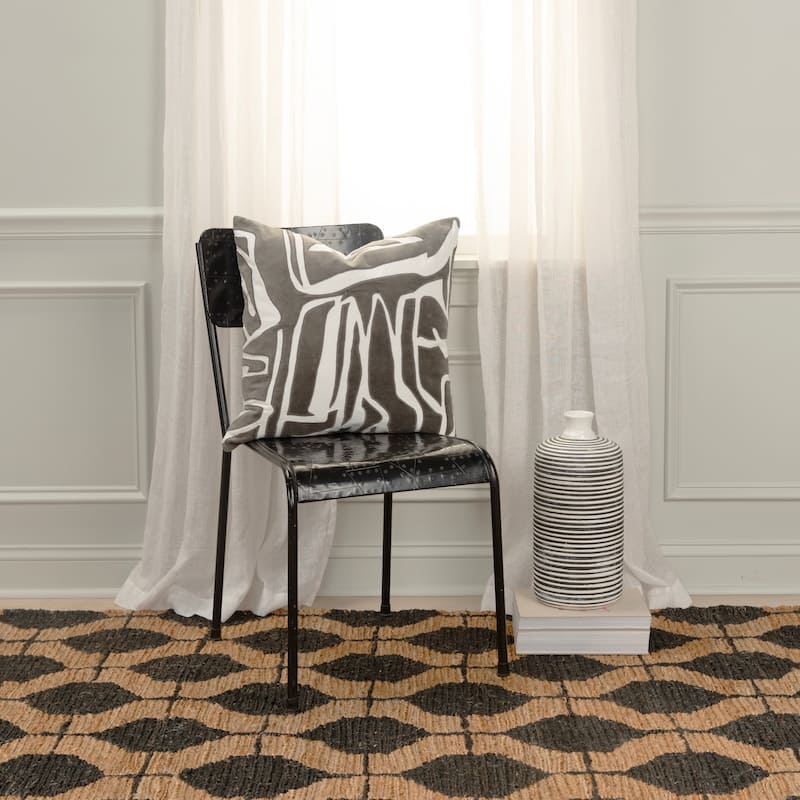 Rizzy Home Contemporary Down Filled Pillow - 20" x 20"