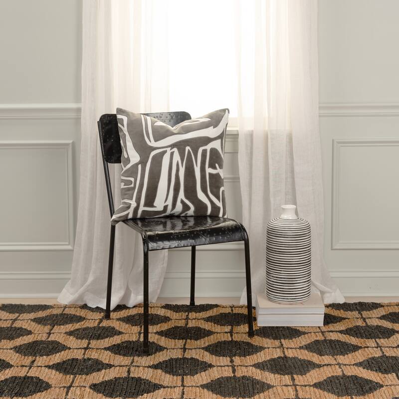 Rizzy Home Contemporary Poly Filled Pillow - 20" x 20"