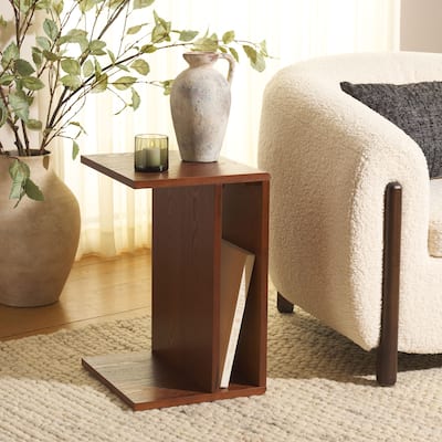 SAFAVIEH Aeon C-Shaped Table - 14"W x 12"D x 20"H