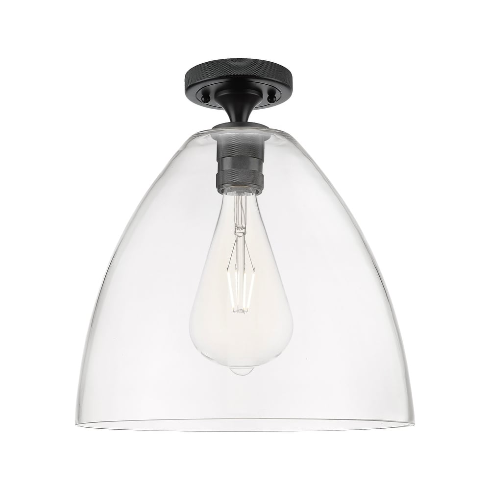 Innovations Lighting 434-1F-10-12 Crown Point Flush Dome Crown Point