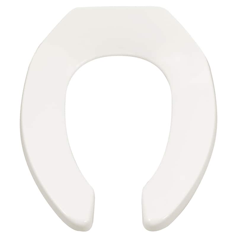 American Standard Elongated Toilet Seat with Open Front - White