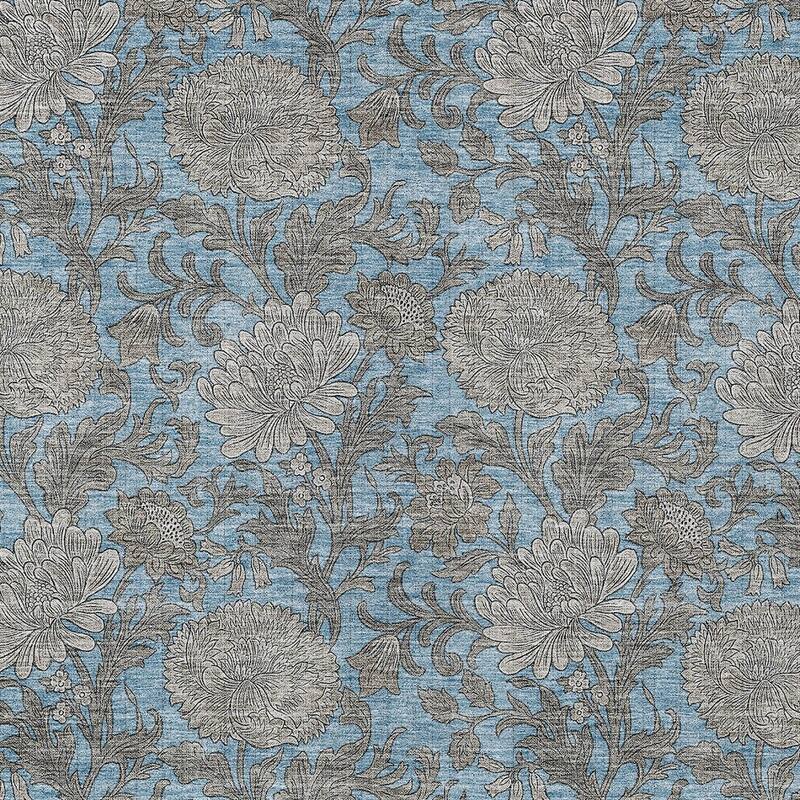HomeRoots Floral Transitional Rectangle Outdoor Rug