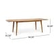 preview thumbnail 14 of 20, Stamford Acacia Wood Outdoor 9-piece Expandable Dining Set by Christopher Knight Home