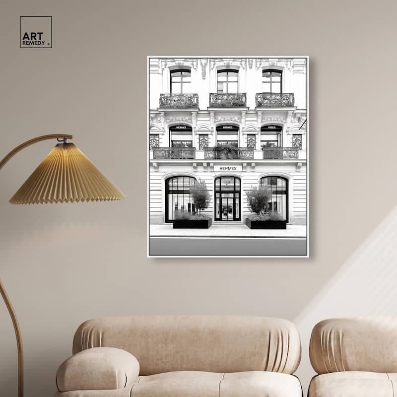 Lux Store Front Canvas by Art Remedy