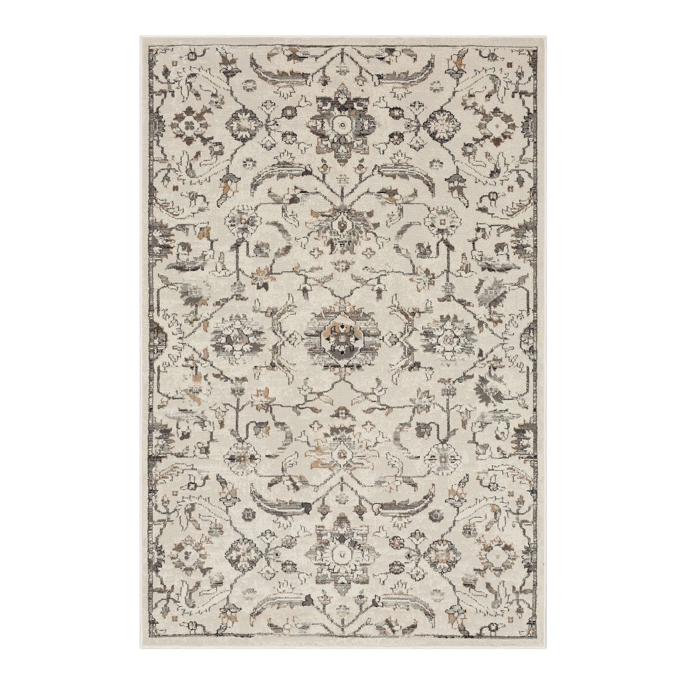 Mohawk Home Mizani Floral Ornamental Woven Area Rug