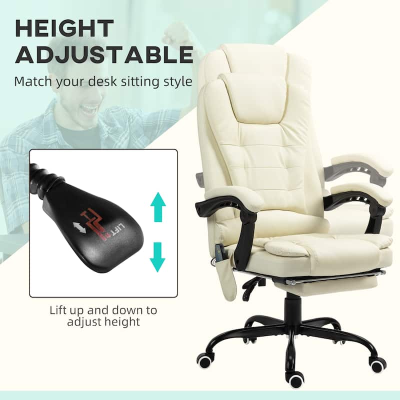 Vinsetto 7-Point Vibrating Massage Office Chair