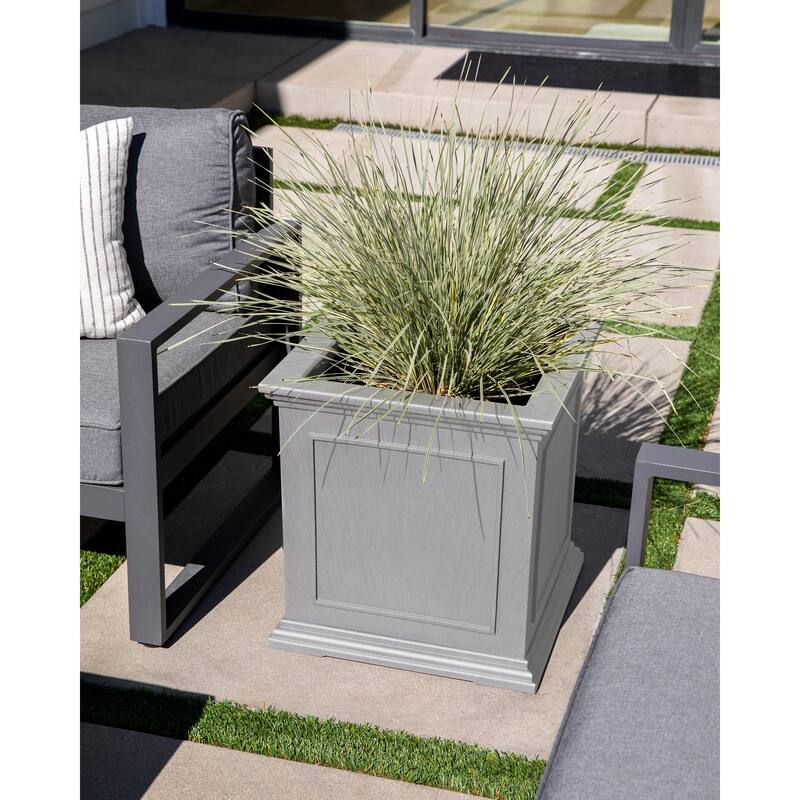 Veradek Brixton Cube 20-inch Planter Box