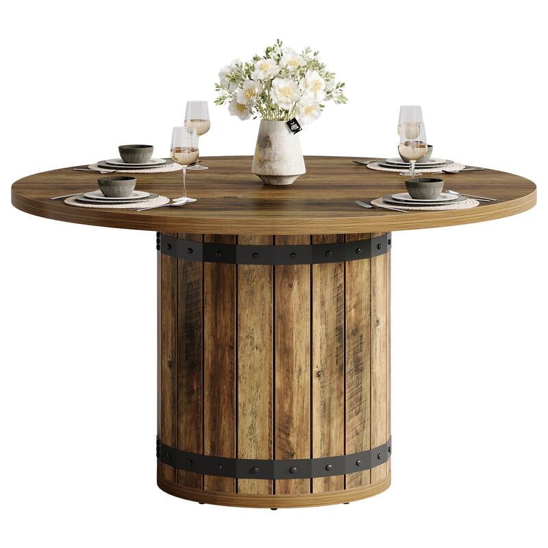 Farmhouse Dining Table, Kitchen Table, Living Room Accent Dining Table