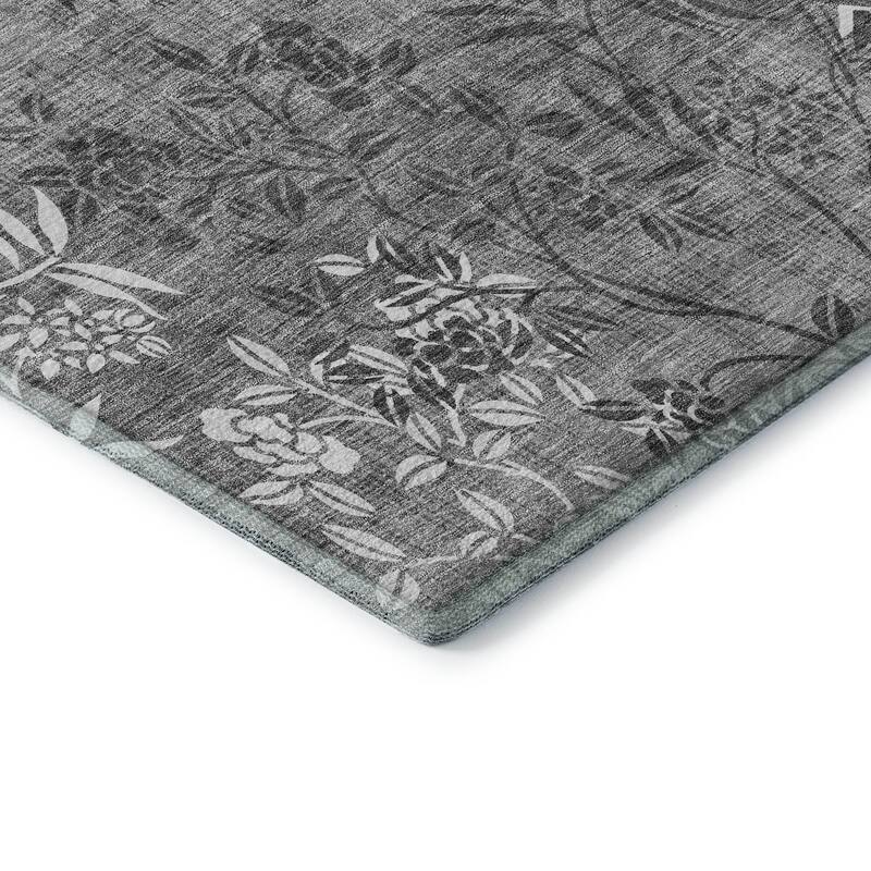 Premium Washable Super Soft Floral Imprints Mayfield Rug