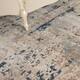 Nourison Concerto Modern Abstract Distressed Grey/Beige Area Rug