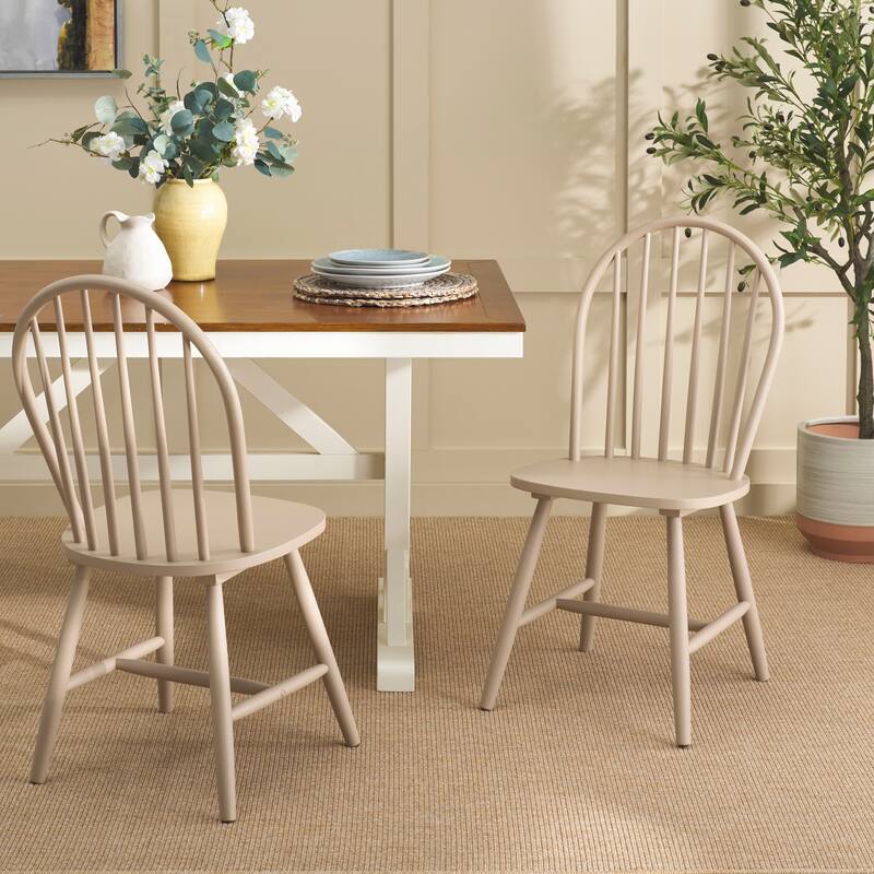 SAFAVIEH HOME Omaha Dining Chair (Set of 2) - 18"W x 18"D x 36"H