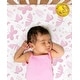 preview thumbnail 2 of 3, The Peanutshell Pink Butterfly Fitted Crib Sheet 4 Pack Set