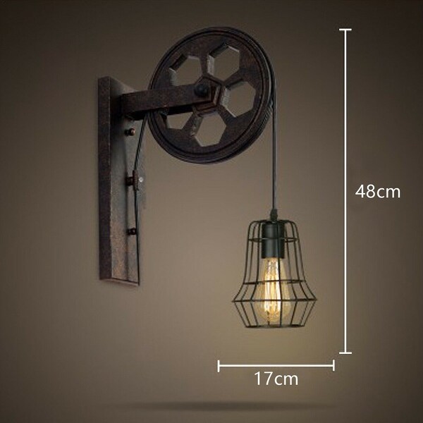 Pulley sconce hot sale