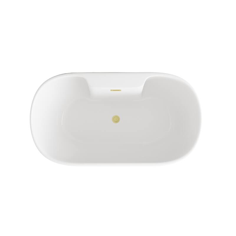 Nicolette Bathtub in Glossy White