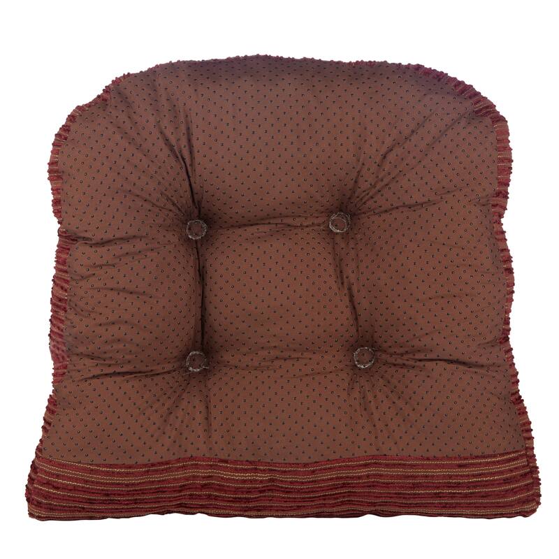 Klear Vu Chance Memory Foam Dining Chair Cushion Set (Set of 4)