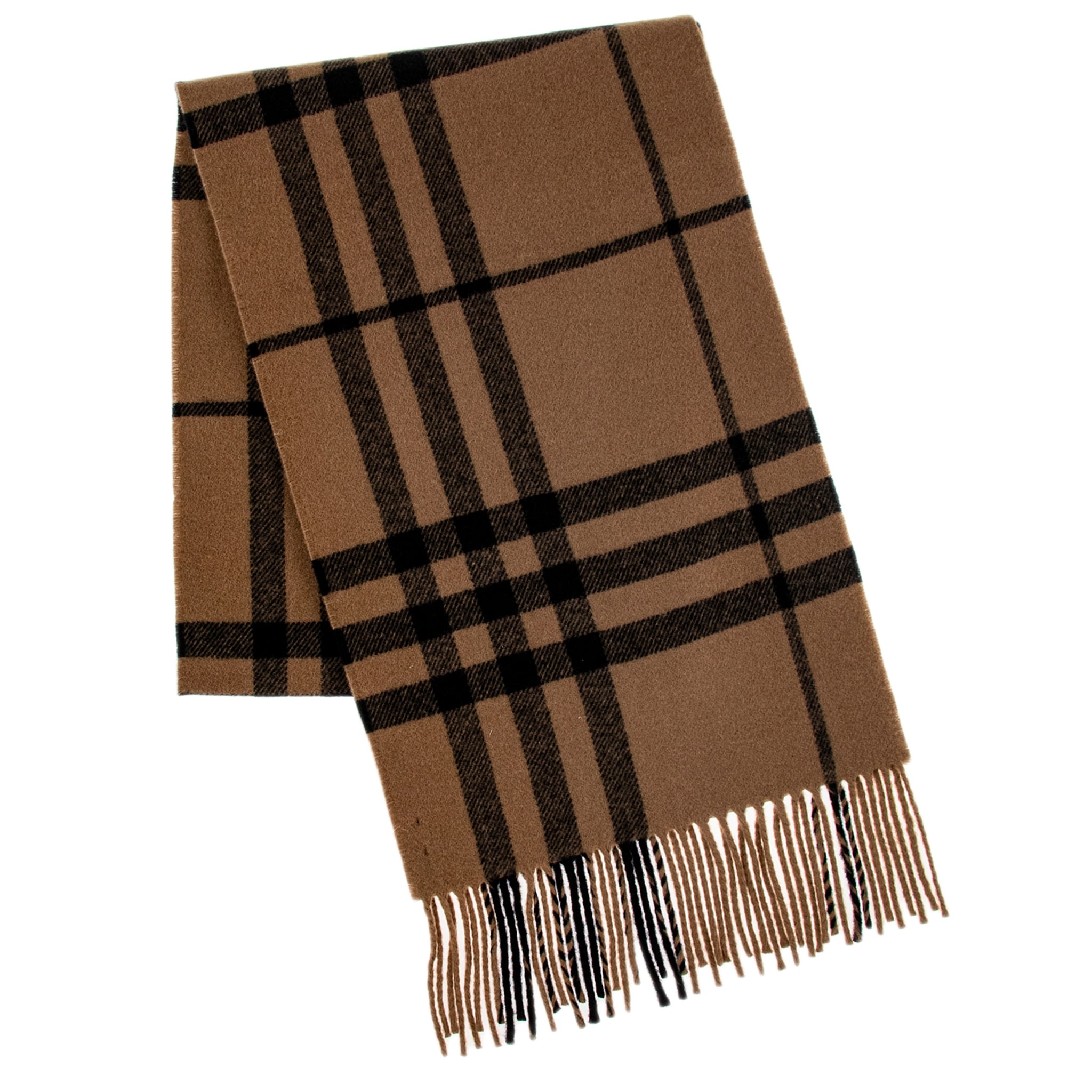 Burberry Giant Check Wool Scarf - On Sale - Overstock - 43119545