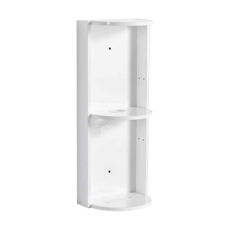 12" Bathroom Wall-Mounted Storage Rack, Float Mounting Design,(KD-Packing)