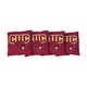 preview thumbnail 1 of 1, Concordia University Cougars Red Cornhole Bags All-Weather Resin Filled