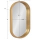 preview thumbnail 22 of 30, Kate and Laurel Travis Capsule Oval Framed Wall Mirror