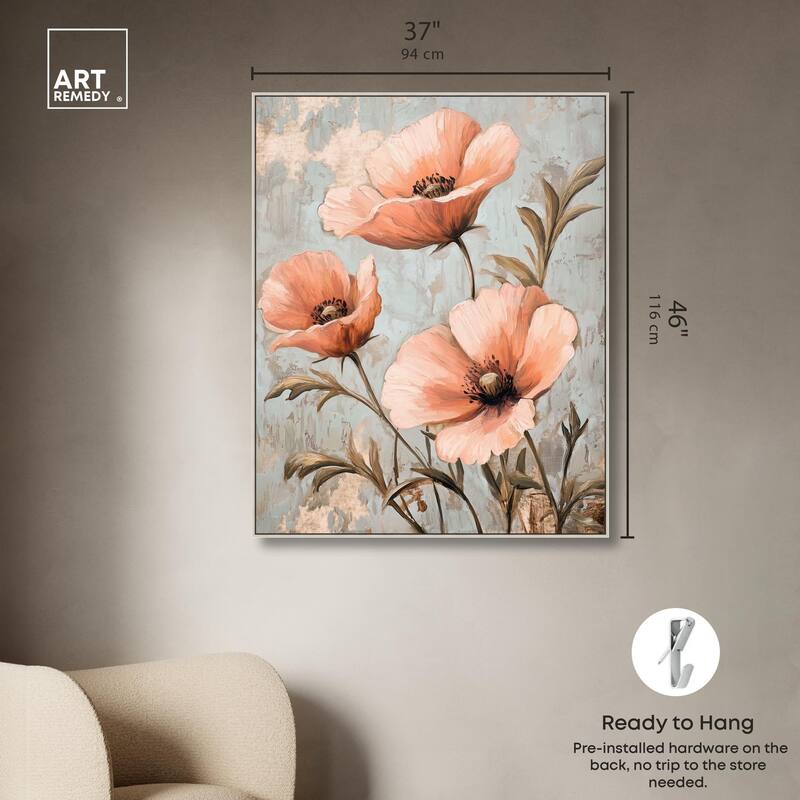 Artistic Blooms Canvas by Art Remedy