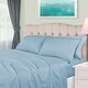 preview thumbnail 45 of 78, Superior Egyptian Cotton 650 Thread Count Bed Sheet Set California King - Baby Blue